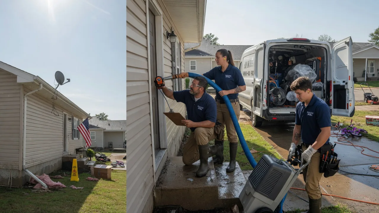 Ceiling Water Damage Restoration in Luray, MO near me